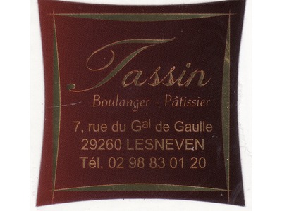 Boulangerie TASSIN Lesneven